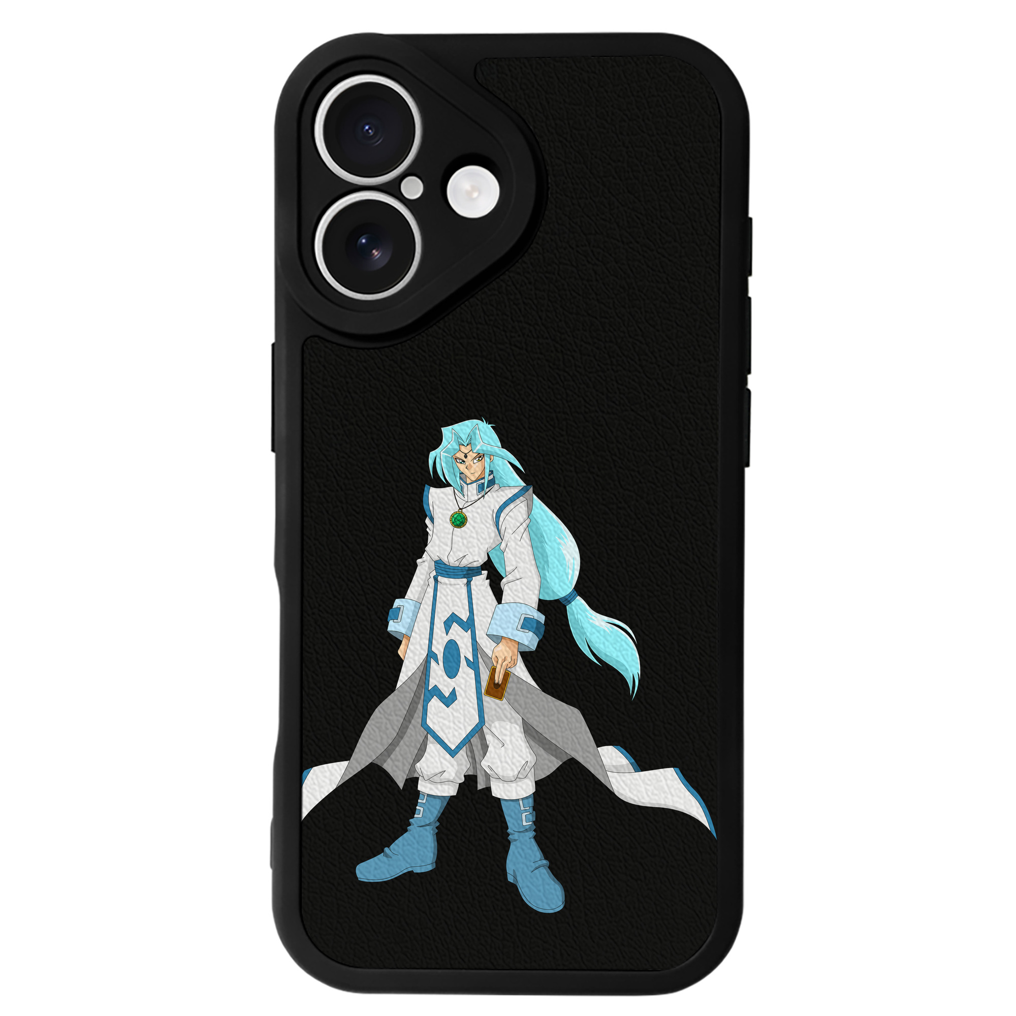 遊☆戯☆王 Yu-Gi-Oh! 【iPhone 16シリーズ対応】シリコンスマホケース（レザー調） 材質：シリコン
